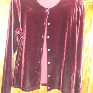 Velvet Cardigan